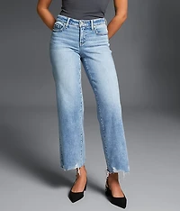 Fit No. 53 Cropped Wide Leg Stretch Jean