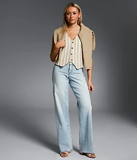 Fit No. 53 Wide Leg Stretch Jean