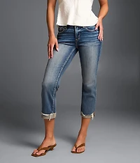 Fit No. 53 Capri Stretch Cuffed Jean