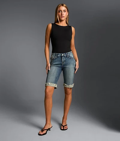 Fit No. 53 Bermuda Stretch Cuffed Short