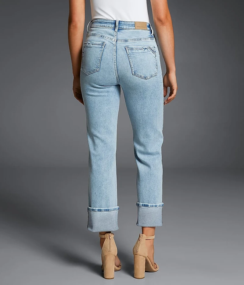 Fit No. 75 Cropped Straight Stretch Jean