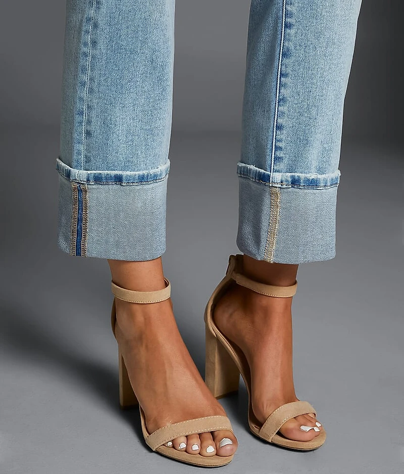 Fit No. 75 Cropped Straight Stretch Jean