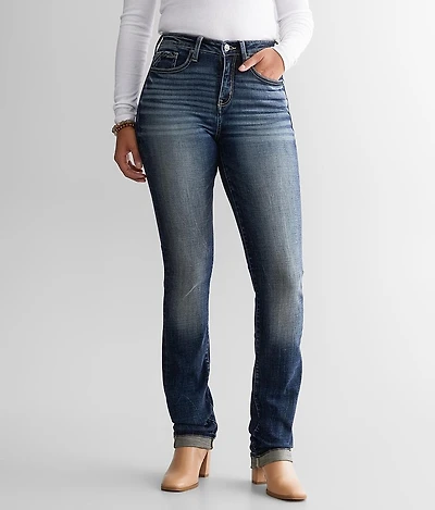 Fit No. 93 Mid-Rise Straight Cuffed Jean