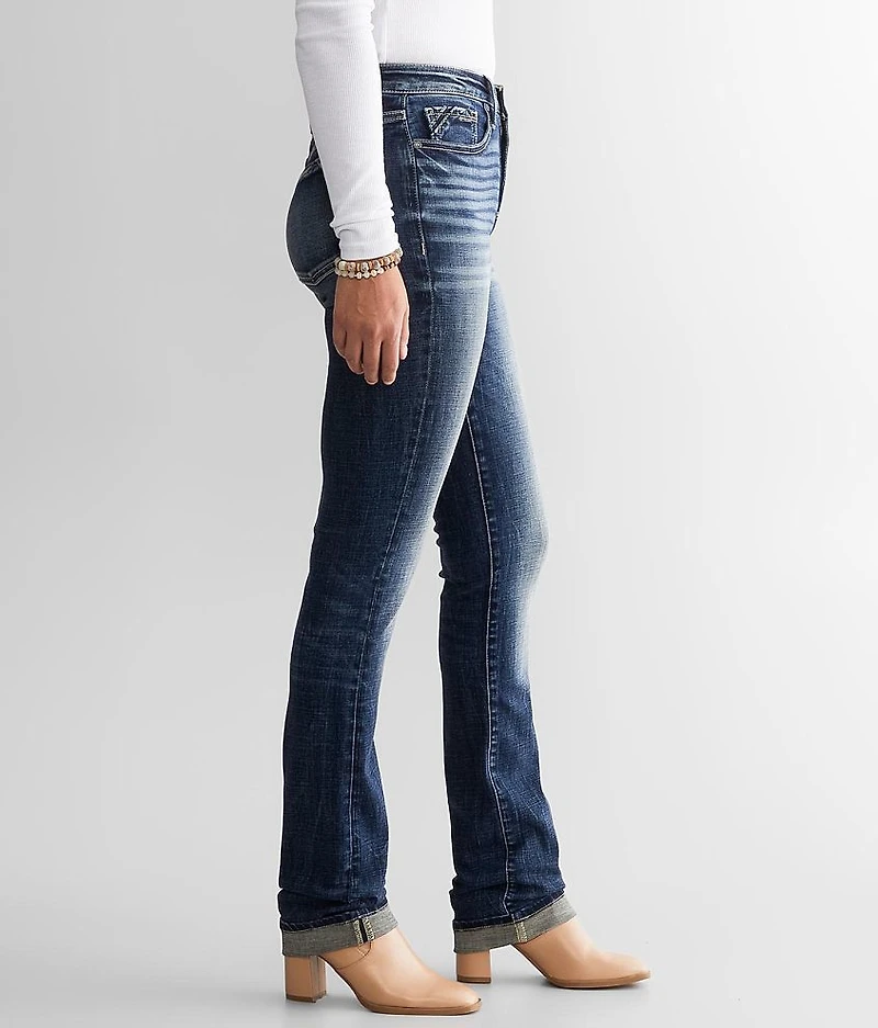 Fit No. 93 Mid-Rise Straight Cuffed Jean