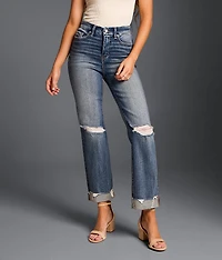 Fit No. 75 Cropped Straight Stretch Jean