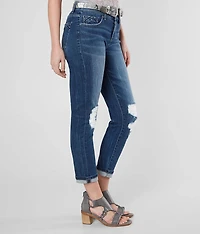 Fit No. 256 Cuffed Stretch Capri Jean