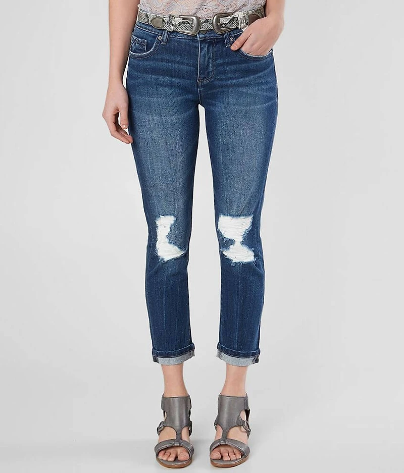Fit No. 256 Cuffed Stretch Capri Jean