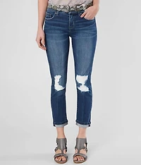 Fit No. 256 Cuffed Stretch Capri Jean