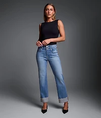 Fit No. Cropped Straight Stretch Cuffed Jean
