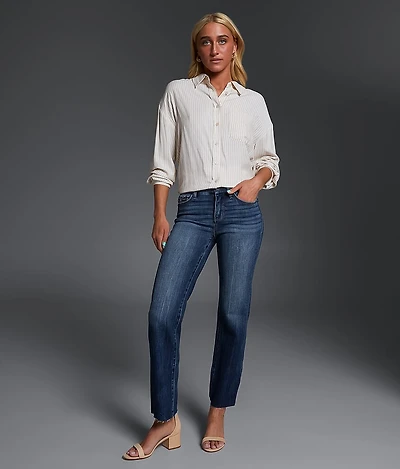 Fit No.53 Cropped Straight Stretch Jean