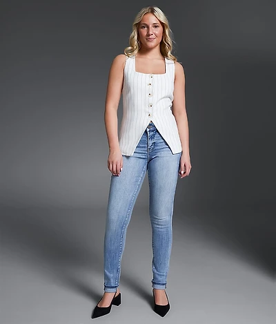 Fit No. 85 Skinny Stretch Cuffed Jean