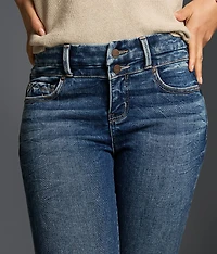 Fit No. 85 Stretch Cuffed Capri Jean
