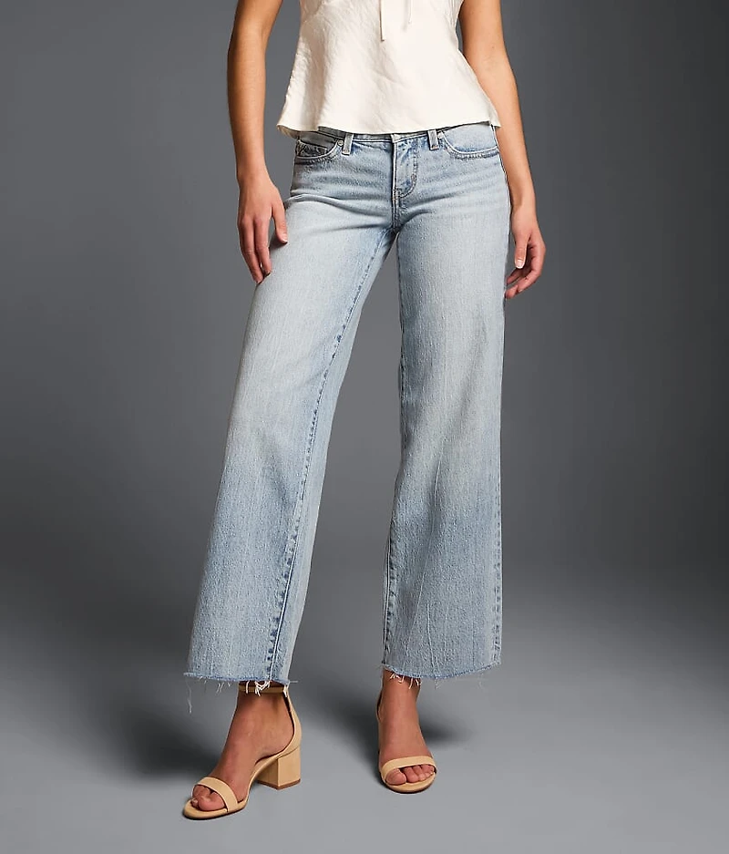 Fit No. 13 Cropped Wide Leg Stretch Jean