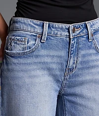 Fit No. 17 Low Slung Wide Leg Stretch Jean