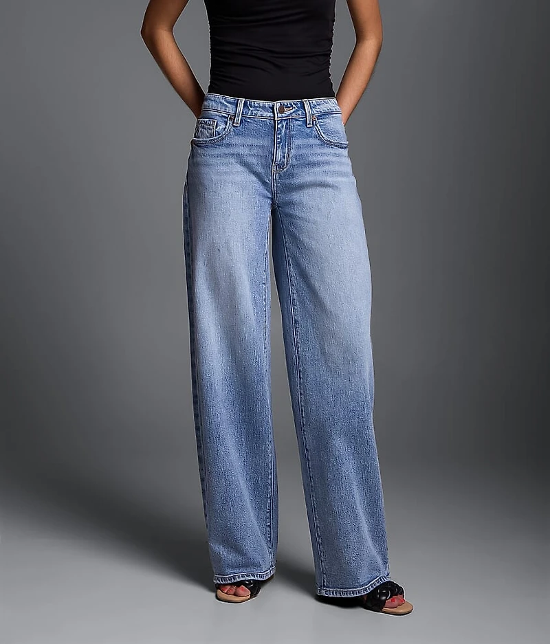 Fit No. 17 Low Slung Wide Leg Stretch Jean