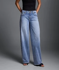 Fit No. 17 Low Slung Wide Leg Stretch Jean