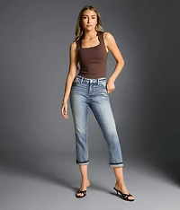Fit No. 85 Capri Stretch Cuffed Jean
