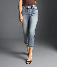 Fit No. 85 Capri Stretch Cuffed Jean