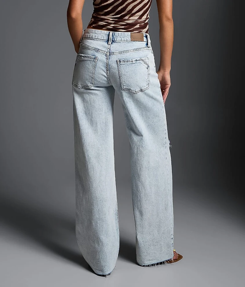 Fit No. 17 Low Slung Wide Leg Stretch Jean