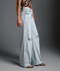 Fit No. 17 Low Slung Wide Leg Stretch Jean