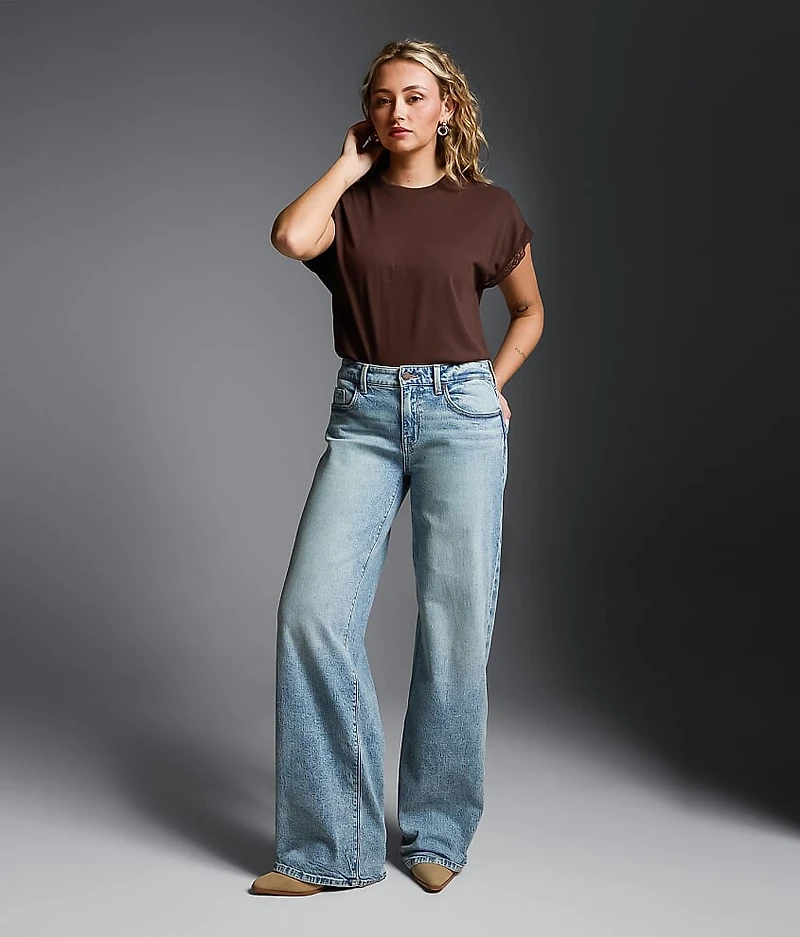 Fit No. 17 Low Slung Wide Leg Stretch Jean