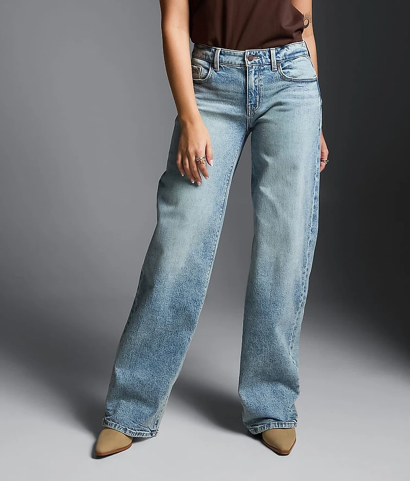 Fit No. 17 Low Slung Wide Leg Stretch Jean