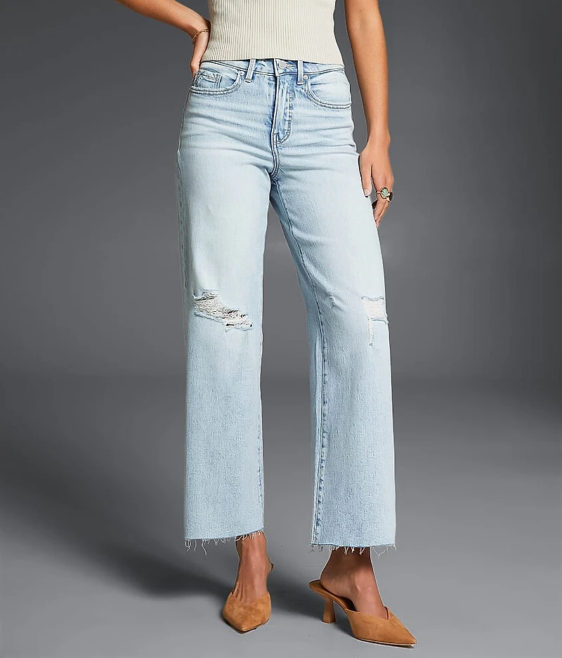 Fit No. 35 Cropped Wide Leg Stretch Jean