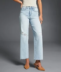 Fit No. 35 Cropped Wide Leg Stretch Jean