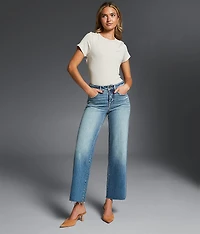 Fit No. 35 Cropped Wide Leg Stretch Jean