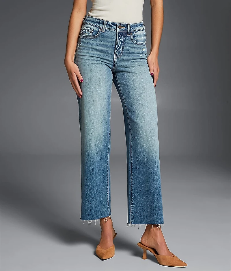 Fit No. 35 Cropped Wide Leg Stretch Jean