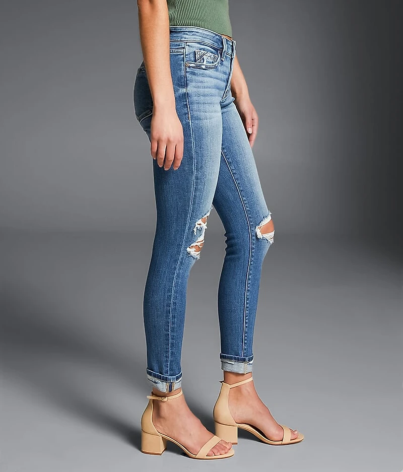 Fit No. 53 Ankle Skinny Stretch Cuffed Jean