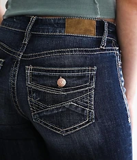 Virgo Cuffed Stretch Capri Jean