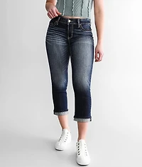 Virgo Cuffed Stretch Capri Jean