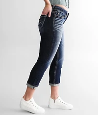 Virgo Cuffed Stretch Capri Jean
