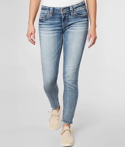 Virgo Ankle Skinny Stretch Cuffed Jean