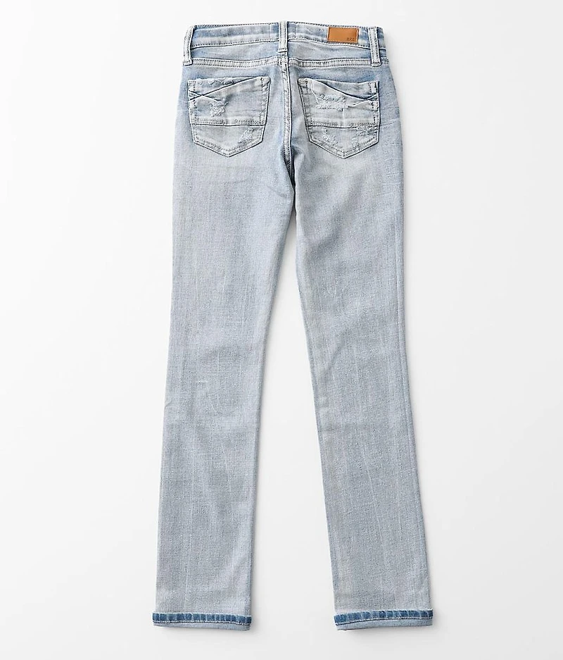 Girls - Mid-Rise Straight Stretch Jean