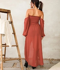 Off The Shoulder Maxi Top