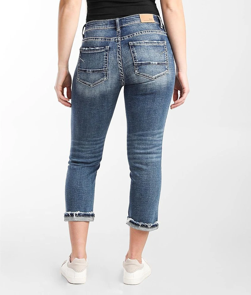 Payton Cuffed Stretch Cropped Jean