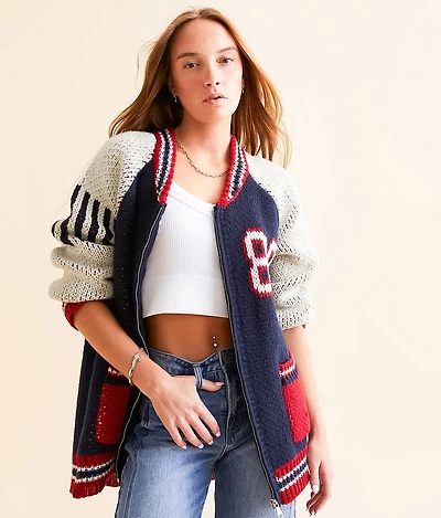 Varsity Cardigan Sweater