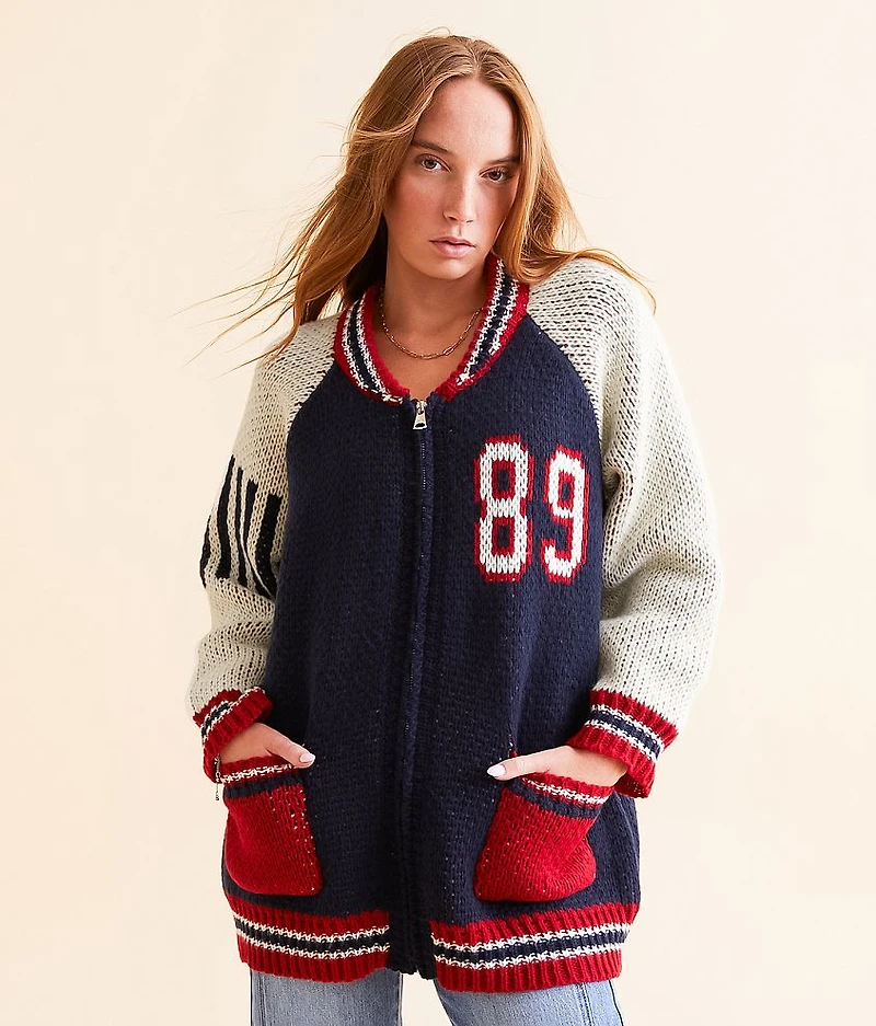 Varsity Cardigan Sweater