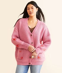 Western Oversized Cardigan Sweater