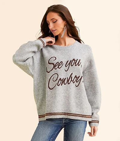 See You Cowboy Sweater