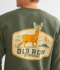 Outdoors Deer Badge Pullover