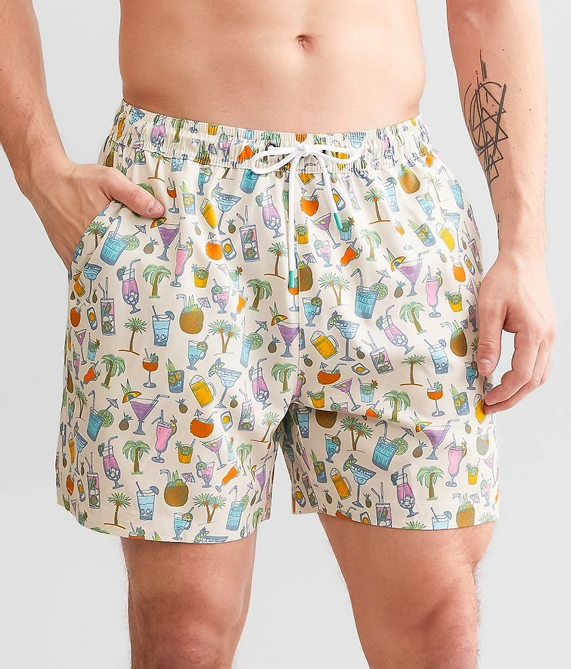 Mixed Drinks Stretch Swim Trunks