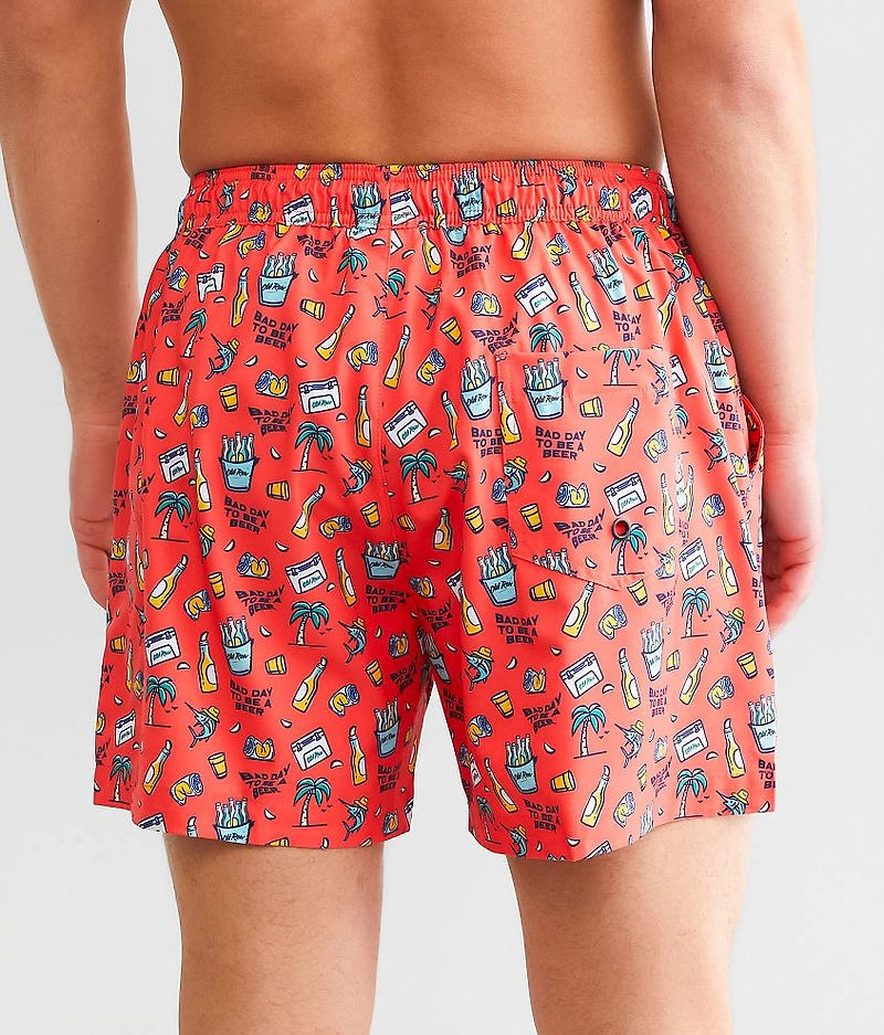 Tropical Cooler Stretch Swim Trunks