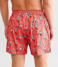 Tropical Cooler Stretch Swim Trunks