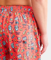 Tropical Cooler Stretch Swim Trunks