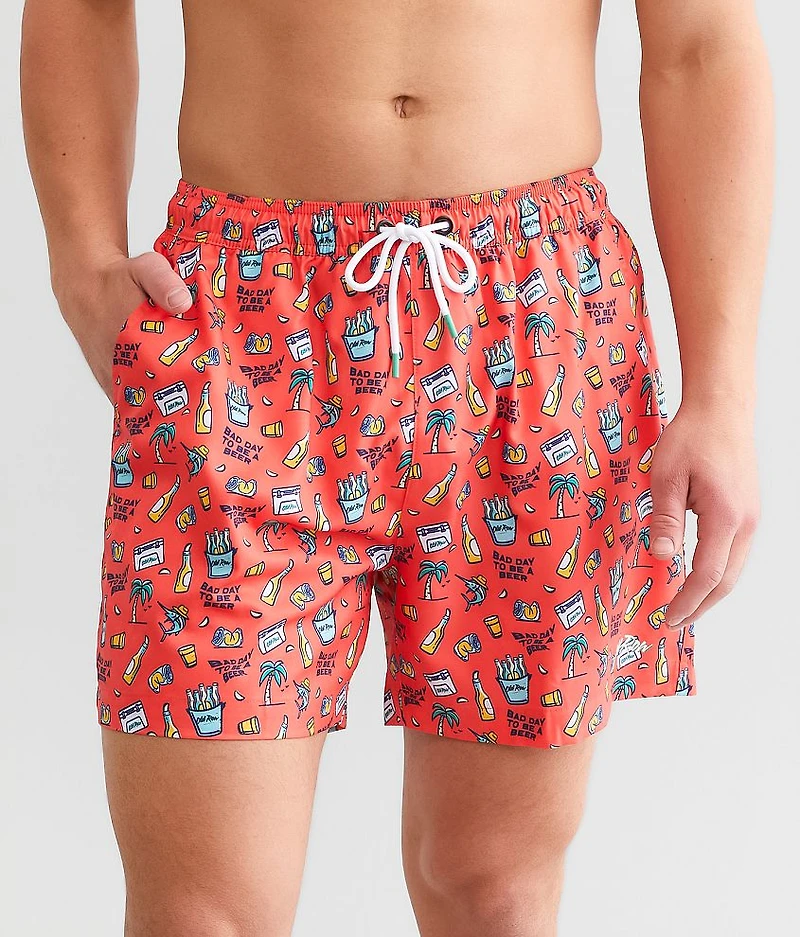 Tropical Cooler Stretch Swim Trunks