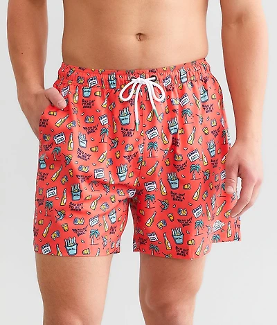 Tropical Cooler Stretch Swim Trunks