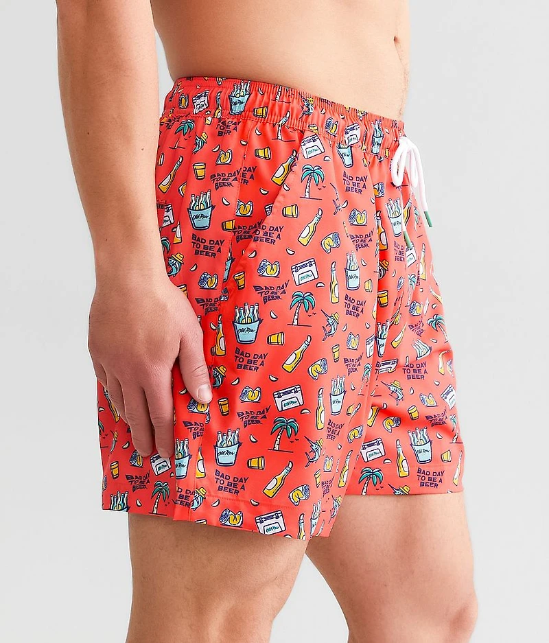 Tropical Cooler Stretch Swim Trunks